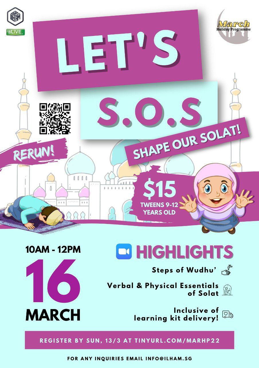 Let’s S.O.S (Shapes Our Solat)