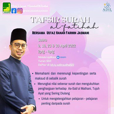 Tafsir surah al-fatihah bersama ustaz hanan farihin jasmani