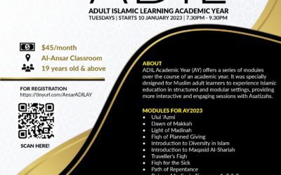 ADIL Academic Year 2023@ Masjid Al-Ansar