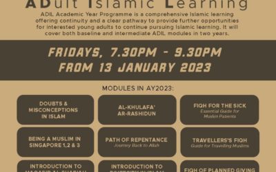 ADIL Academic Year 2023@ Masjid Al-Islah