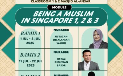 ADIL Academic Year – Being A Muslim in Singapore 1, 2, 3